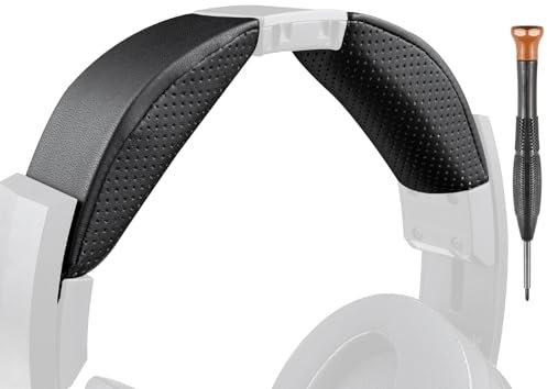 SOULWIT Protein Leder Kopfband Stirnband Abdeckung für Sony MDR-RF985R/RF865R/RF6500 Kopfhörer, Ersatz Headband Pad Reparatur Teil