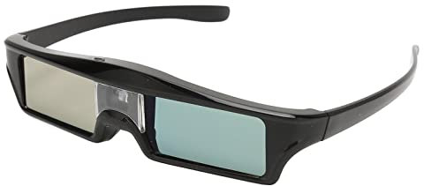 XUMIUZIY Link DLP Glasshi 3D, Occhiali a Scatto Attivi Ricaricabili per la Maggior Parte dei Proiettori 3D Link DLP, Aggiornamento a 96-144Hz, Ora di Lavoro 45H e 180 Giorni (KX30)