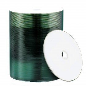 Nierle CD-R 700 MB / 80 min, 52x, Edition, Full Printable, 100 Pezzi in Eco-Pack
