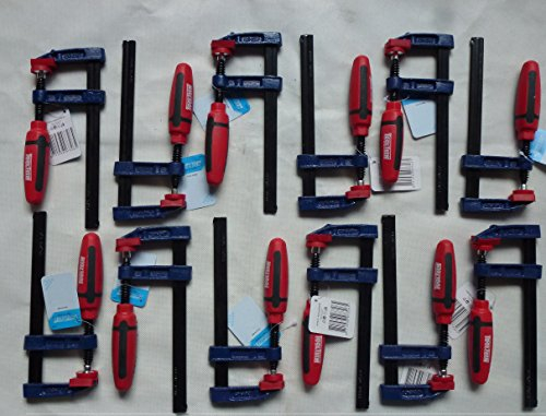 12 PCs. Serre-joints à Sz 50 x 300 mm avec poignée en plastique Colle Serre-joint