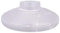 Interrupteur à pied rond 2 A pour lampe sur pied et lampadaire (transparent)
