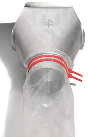 250m Dachrinnenschlauch transparent passend für alle Fallrohre bis DN125 Regenrinnenschlauch Fallrohr-Schlauch Fallrohr-Provisorium WeltiesSmartTools