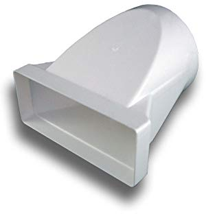 K-TECH-PRO Übergangsstück Adapter PVC flach/eckig > rund System 150 auf Ø 150