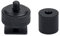 JJC Kamera Blitzschuh Adapter – Cold Shoe Base mit 1/4 Schraube, Dual Locking Muttern + Zylindermutter Set für 1/4''-20 Gerät Licht Flash Mikrofon Stativ für SmallRig Magic Arm 1498 1497