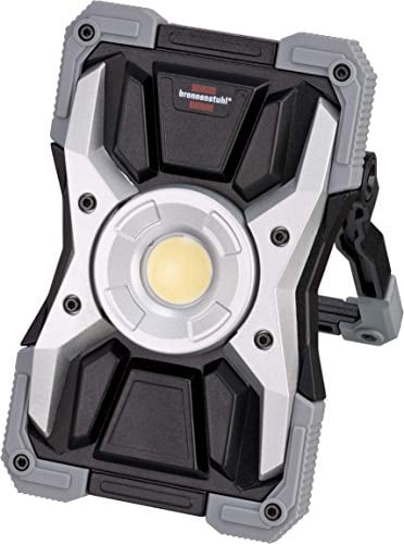 Brennenstuhl Akku LED Arbeitsstrahler RUFUS / LED Arbeitsleuchte für Werkstatt (LED Baustrahler mit Powerbank-Funktion, inkl. Ladekabel, Gehäuse aus Aludruckguss, 1500lm, IP65)
