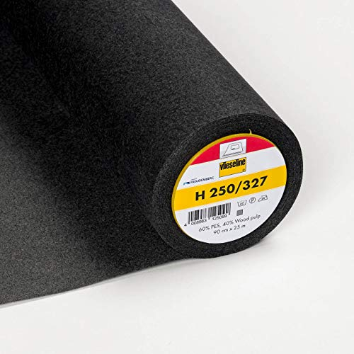 Bügeleinlage Vlieseline H250 Standard 90 cm schwarz