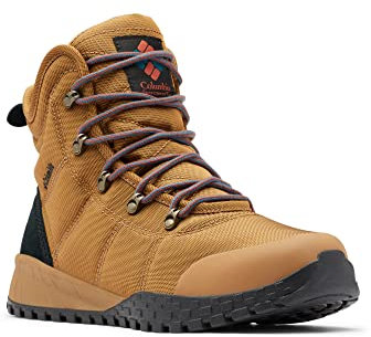 Columbia Fairbanks Omni-Heat, Stivali da Neve Uomo, Elk/Rusty , 41 EU