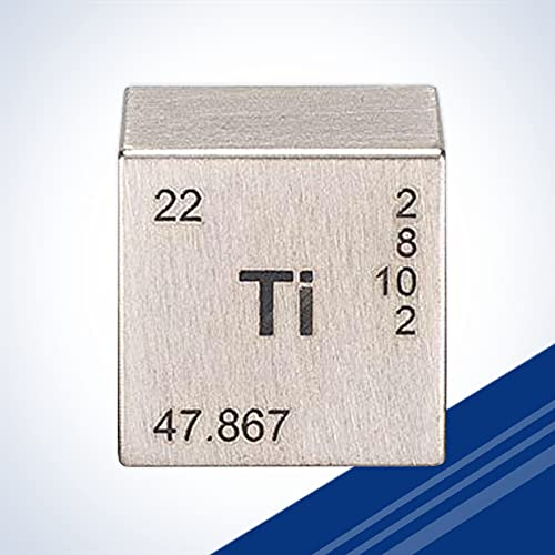 Titan Element Würfel - graviert - 2,5 cm