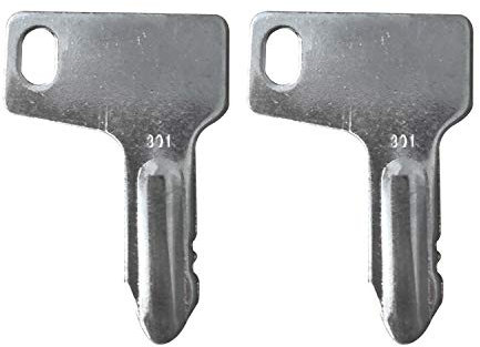 Rg60472 933110-00301 (2) Llave de Encendido 301 para Excavadoras Yanma r B14 B17-2 B22-2B B7-3 Sv08-1 Sv100 Vio15 Vio17 Modelos de Motor John Deer e 3009 3011 3015 4019 4020