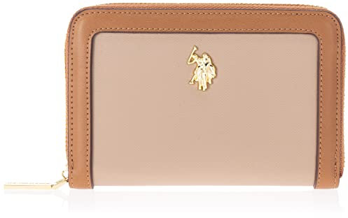 U.S. POLO ASSN. Houston Zip Around Wallet Light Taupe