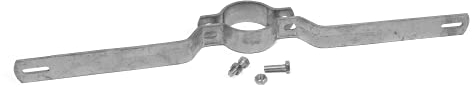 Rohrschelle für Flach-Verkehrszeichen,Typ R190,Lochabstand 900mm,Pfosten-Ø60,3mm