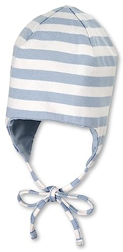 Sterntaler Jungen Gots Streifen Mütze, Hellblau, 41 EU