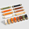 TopHomer Möbelgriffe aus Leder Möbelknöpfe Griffe, Schrankgriffe Zuggriff Schrankknöpfe für Schränke, Kleiderschrank, Schublade, Küche (4, Khaki)