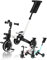 FableKids Dreirad 7in1 Kinderdreirad Laufrad Kinder Lenkstange Fahrrad Baby Kinderwagen | Elternlenkung |Klappbar | Becherhalter | ab 18 Monaten | Klingel | Weiß, (FA-HE-KT3Y)