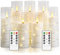 JINYANIA Flammenlose LED Kerzen, Batteriebetriebene Stumpenkerzen mit eingebetteter Sternschnur-Lichterkette, Mit Fernbedienung und Timer, Home Dekoration fügt eine romantische, Set von 7 (Weiß)