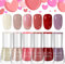 DMQ Nail Polish Set - 6Pcs Quick Dry & Long Lasting Pastel Varnish - Non-Toxic Water Based Holographic Gel - No UV Paint for DIY Art Manicure at Home 8ML
