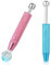 JJUNW 2 Stück Piercing Zange, Schmuck Pinzette mit 4 Klauen, Prong Pinzette Schmuck Pick up Werkzeug Piercing Ball Grabber für Edelsteinabholung Pick up Piercing Kugel(rosa+blau)