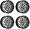 4x Oxigin Felgen Alufelgen 19 Oxspoke 7,5x17 ET45 5x112 black full polish kompatibel mit Skoda Octavia Superb Yeti