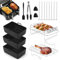 Votoko 17 pezzi friggitrice ad aria calda accessori per Ninja Foodi AF400EU, AF451EU, AF300EU, Airfryer accessorio stampo in silicone per 7.6L-9.5L e altri Dual Zone, accessori Ninja Airfryer