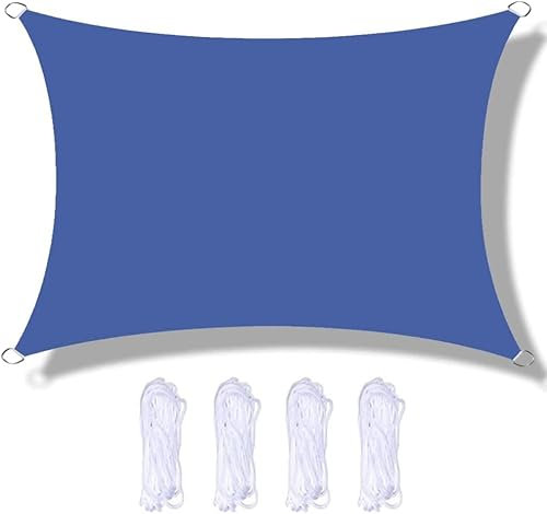 Voile d'ombrage rectangulaire imperméable et résistant aux UV pour terrasse, jardin, restaurant, abri d'auto - 3 x 4 m