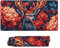 Groß Mauspad 120x60cm, Waterproof Gaming Mouse Pad Peony Flower Deer Mousepad, Mouse Pad XXL, Non-Slip Rubber Base, Soft Smooth Surface Extended Keyboard Desk Mat for Office Decor, Geschenke B-800