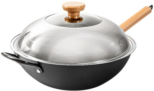 Iron Skillet Non-stick Household Frying Pan Flat Frying Pan Pan Pan Induction Cooker Gas Applicable