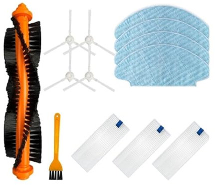 BEUAOCK Wichtigsten Seite Pinsel Filter Wisch Tuch Kompatibel Mit Rowenta Explorer 20 40 50 75 RG7687/RR7687WH Serie Kraft X3 Vacuum-A02P