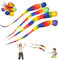 4 Stück Kometenball Schweifball Kinder, Schweifball Regenbogen, Meteors Ball, Regenbogenball Geschicklichkeitsspiel Kinder, Sensorisches Trainingsspiel Für Kindergarten, Schule, Fangen Und Werfen