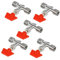 NUOBESTY 1/4 Inch Ball Valve Air Compressor 5pcs Watertight Easy to Operate High Sealing Effect