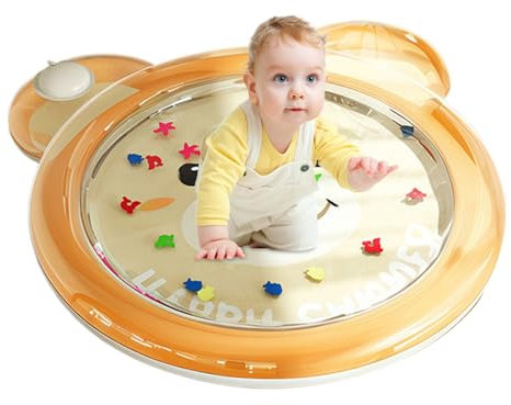 Estera de agua para bebés, alfombra de agua para bebés - Piscina sensorial de agua de agua - Centro de actividades tempranas inflables, actividades de aprendizaje preescolar Juegos interactivos de ras