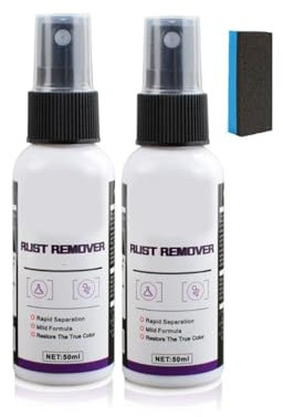 Kraftvoller Rostlöser für Autolack und Felgen, kraftvoller Mehrzweck-Rostfleckenentferner und Autokratzer-Entferner-Spray (2PCS)