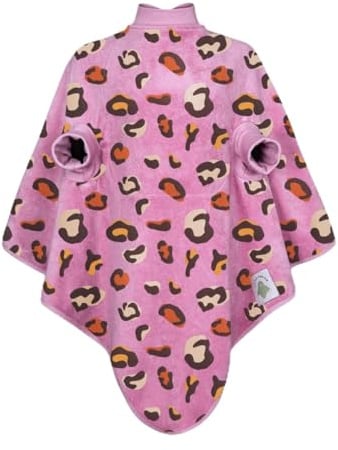 Little Casimir Großes Lätzchen „Boo zum Überwerfen für Baby und Kleinkind 6-48 Monate. Ärmellätzchen aus Öko Tex zertifizierter Baumwolle - Geschenk für Mütter von Jungen oder Mädchen (Lush Leo)