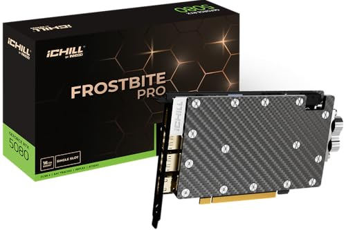 INNO3D NVIDIA GeForce RTX 5080 iCHILL Frostbite PRO 16GB GDDR7 Waterblock Graphics Card (Waterblock, 1 Slot, Reflex 2 RTX AI DLSS4)