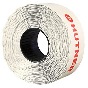 HUTNER 30 Rollen Preisetiketten 26x12 weiß Tiefkühl | 45.000 Etiketten | Preisauszeichner Etiketten