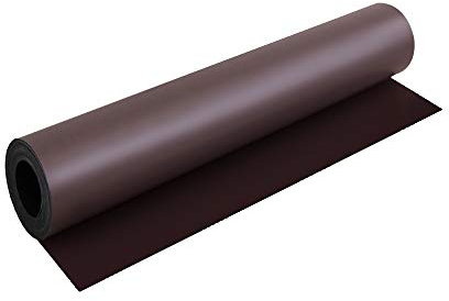 MagFlex® Black Flexible Magnetic Sheet for Creating Magnetic Pictures, Artwork, Signs or Displays - 620mm Wide - 1m Length