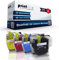 4X Print-Klex Tintenpatronen kompatibel für Brother DCP J 770Series 772DW 774DW MFC J 890DW 890Series 895DW LC-3213 LC 3213 LC3213 Schwarz Blau Rot Gelb - Office Quantum Serie