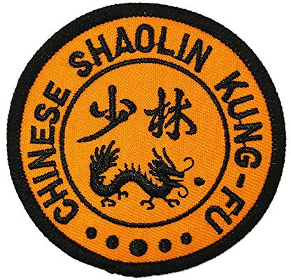 Cute-Patch Aufnäher mit chinesischem Shaolin-Kung-Fu-Symbol, bestickt, zum Aufbügeln oder Aufnähen, Kampfsport-Zubehör