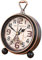 SWHONG Paris Retro Kaminuhr Ornamente Persönlichkeit Eisen Regal Uhr Tisch ländlich Schreibtisch Uhr Wohnzimmer Dekorationen