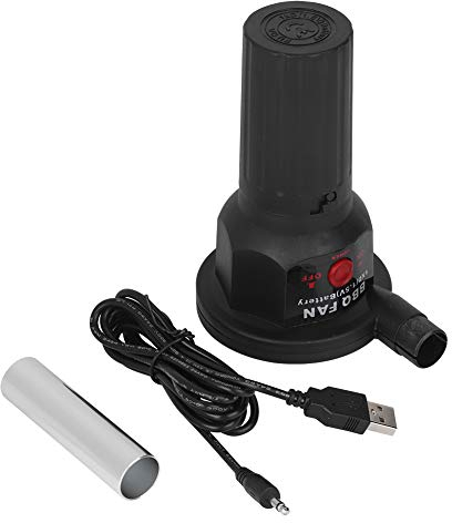 Haofy Souffleur d'air de Barbecue Souffleur de Barbecue Portable avec Câble USB, Ventilateur de Barbecue Portable