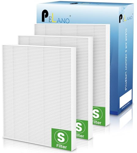 Confezione da 3 filtri di ricambio HEPA C545 compatibili con Winix C545, filtro HEPA S, codice articolo 1712-0096-00 e 2522-0058-00