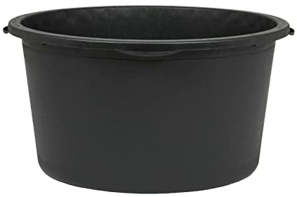 Mörtelkübel 90 Liter PVC schwarz, breiter Rand Ø ca. 66 cm