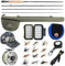 sprinton Maximumcatch Extreme Fliegenrute Combo 3/4/5/6/7/8wt Fliegenrute und Fliegenrolle Outfit mit Zubehör (Extreme Combo, 9' 5wt Rute mit ECO Rolle)