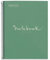 Miquelrius - Recycelter Spiralblock A4 - 80 Blatt 80 g - Linien 7 mm - 1 farbiger Streifen - Recyceltes Karton-Hardcover - Farbe Mintgrün, Ã–ko-Optik