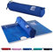 Oxford Federmäppchen für Mädchen und Jungen, Federmappe Blau mit Gummiband, Etui rund 22cm