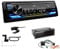 JVC KD-X472DBT 1-DIN Autoradio Bluetooth USB inkl DAB Antenne Einbauset passend für Volkswagen VW Polo 9N bis 2009 schwarz mit Quadlock