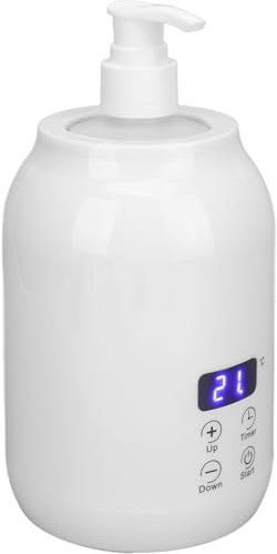 Chauffe-huile de Massage pour Massage Pro Spa, Chauffe-Lotion pour la Maison, Chauffe-Bouteille D'huile de Massage avec une Bouteille D'huile, Affichage LED, Température