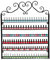 Estantería de metal para pintauñas de 6 niveles para almacenamiento de esmalte de uñas, color negro