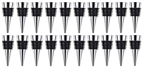 IMCCZONY 20Pcs Beverage Bottles Stoppers Wine Bottles Corks Tapered Storage Crafts Art DIY
