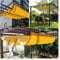 PHLEPS Sonnensegel Sichtschutznetz,Sonnenschutz-Segel, Einziehbare Wellen-Schattenabdeckung, Ersatz-Pergola-Schattendach, Gleitdraht-Schatten-Markisensegel for Terrassendeck-Pavillon (Color : Beige,