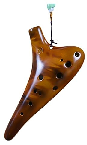 12-Loch Keramik Flöte Alt C Schlüssel für Anfänger Schule Lehre Folk Instrument Okarina Instrument